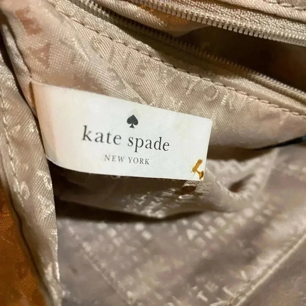 Kate spade leather satchel handbag